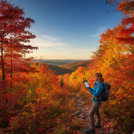 GPS-for-fall-foliage-hiking-wilderness-gps